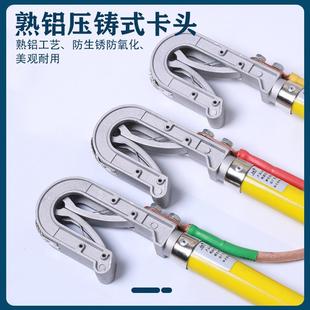 电力1KV高压双舌接地线接地5棒3K0方V户外线路透明软铜148线25平