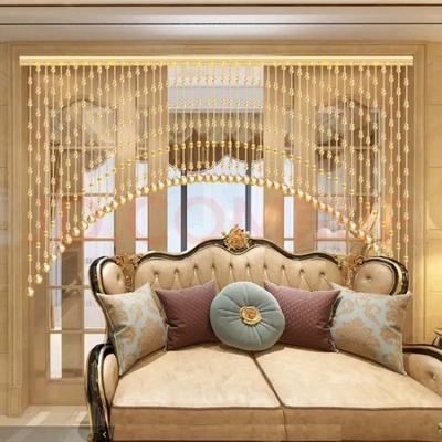 水品晶葫芦网红珠帘厨门帘ANY厕所隔断玄关装饰成帘房卧室挂帘