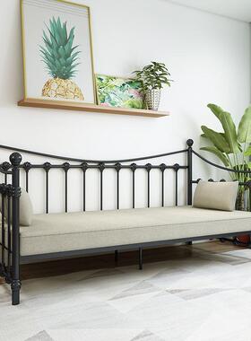 欧式约铁人艺沙发床坐卧两用单床公主1床儿童推床简拉床