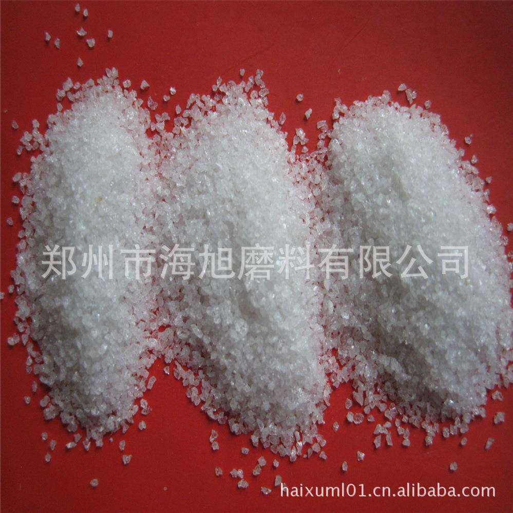 国标料砂机磨白刚玉抛光除锈喷人造料磨白刚玉