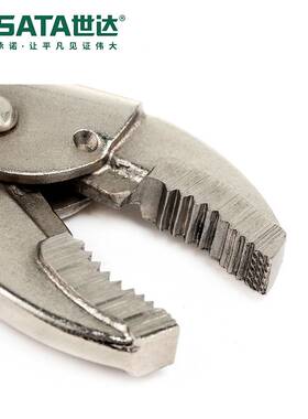 SATA世达工具5寸7寸10寸圆口带刃大力钳夹钳子71101/71102/71103