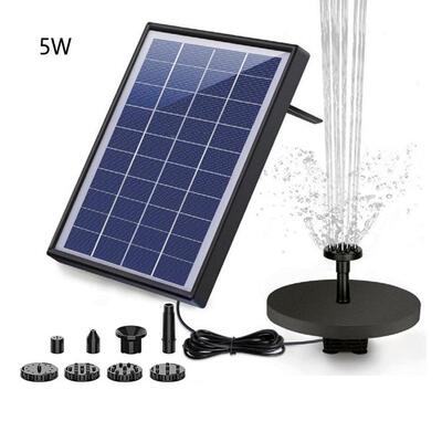 厂园家供5W太林阳能喷泉户外假山直流水景观WVU庭院喷泉微型喷泉