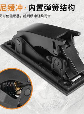 新款GHW缓碰冲吸免打孔极简防风地吸防撞门挡器门卫固生间静音门