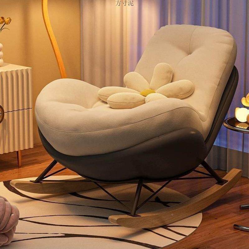 懒HOO人沙室发软躺椅成厅人客单人阳台加厚休闲卧舒适靠背企超鹅