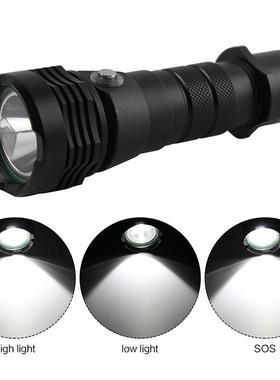 afe现货休M51闲潜水手电筒e2灯珠100流明0赶海捞鱼手电筒潜水80米