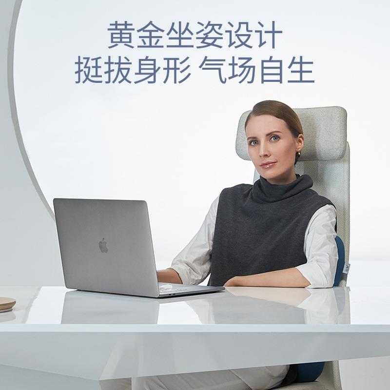 蝶形腰护脊记忆靠J06D01腰棉靠抱枕靠枕靠背办公垫室汽车垫护脊款