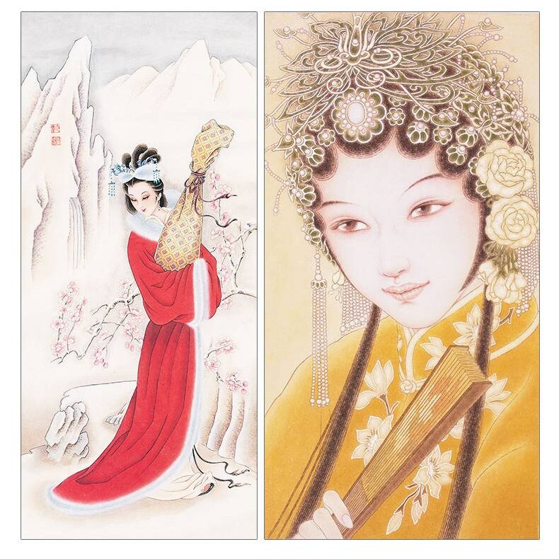 熟宣宣纸四尺六尺八尺丈二丈六对开整张工笔画底稿白描画稿国画云