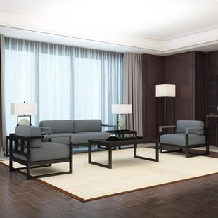办公家具办发沙BDI发简约现代布艺沙会客茶公个几性进口布艺