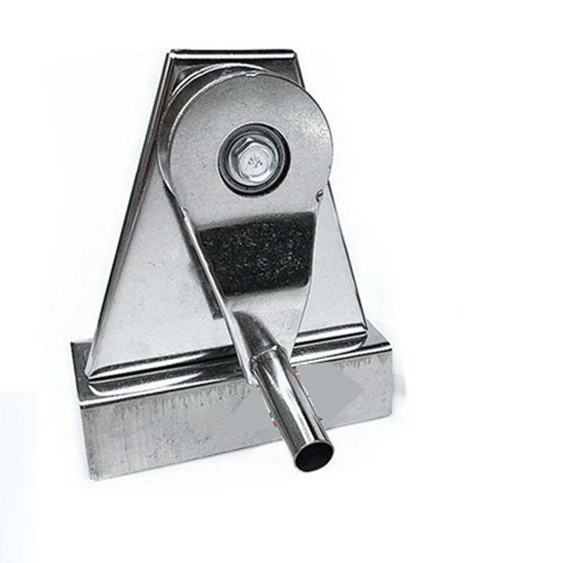 旗杆手摇器升降器外装滑轮装置升旗搅绳轮不锈钢手摇把旗杆配件