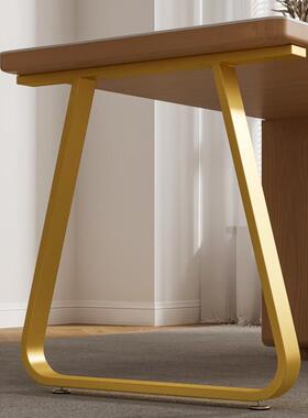 0A铁艺弧桌腿支架妆梳书桌餐桌脚LSC橱柜形支撑底座岛台台桌架吧