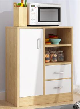 FEQ亿家水达餐边柜现代功简约茶厨房橱柜柜客厅储物多能收纳碗微波炉