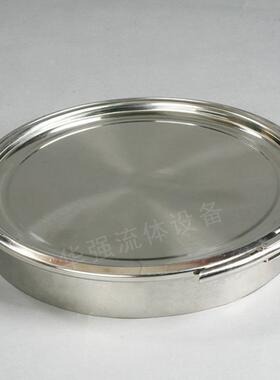 盖30盖4不锈卡箍人DN500孔钢周转料斗卡箍人孔可掀起卡箍人孔