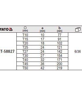 【含税】易尔拓工具 9件套高档加长星型内六角扳手组套 YT-58827