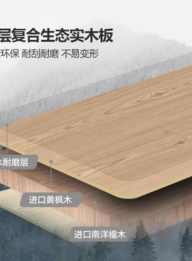 橙色来未环保实习童木儿升降桌家用中小学719生读书学桌椅套装可