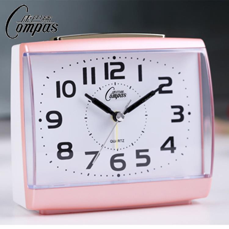 静音创意简约石英小闹钟静音夜视灯学生老人床头卧室钟表