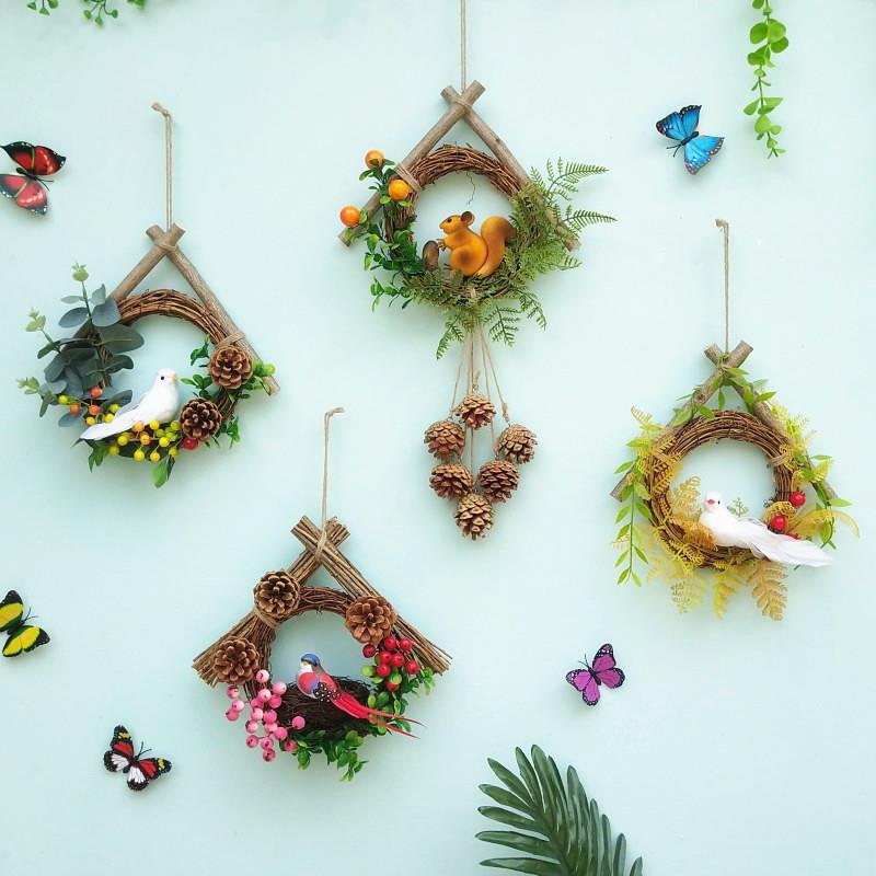 花环装饰墙上挂件墙壁壁挂客厅房间挂墙墙饰壁饰室内饰品创意家居