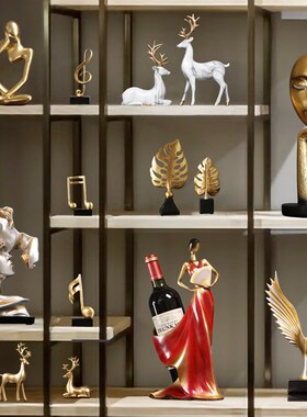 北欧轻奢现代简约装饰小摆件客厅D电视柜酒柜办公室创意家居饰品