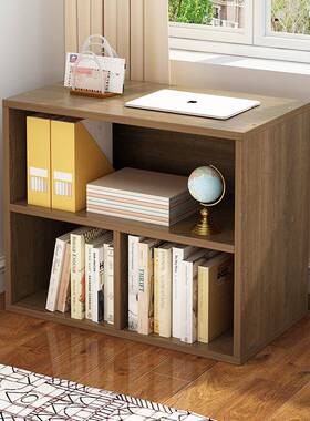 实木6547小色书柜物置柜厅靠墙儿童收纳柜子储物柜客矮书架置物架