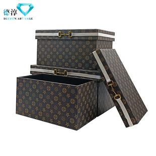 软装 居饰品橱窗收纳箱衣服整理储物家柜衣帽间箱衣收纳盒样板房装