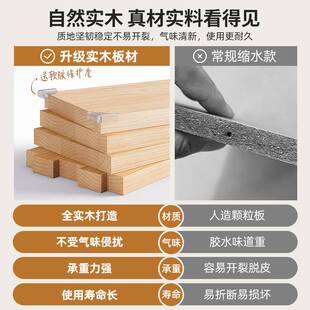 全实木飘窗柜收纳柜阳台书架置物靠墙单层长条储物柜子矮落地书柜