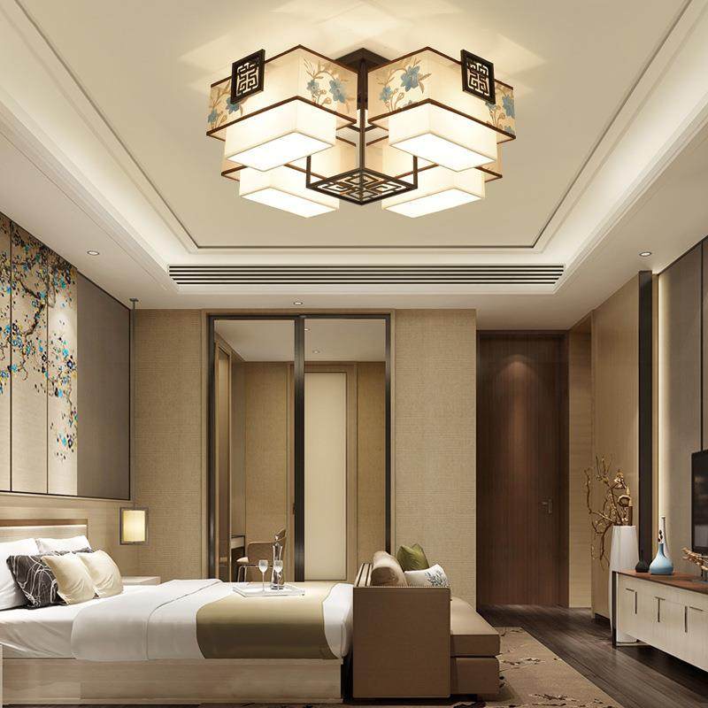 新中吸顶式灯套餐约客厅铜灯大灯气现代简大2020-01餐厅卧室灯中,家装灯饰光源,智能吊灯,淘宝优惠券,粉丝福利购,淘宝优惠卷