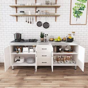 整体可定制不锈家钢橱柜3041 租房简约橱 20用厨橱柜吊房柜一体式