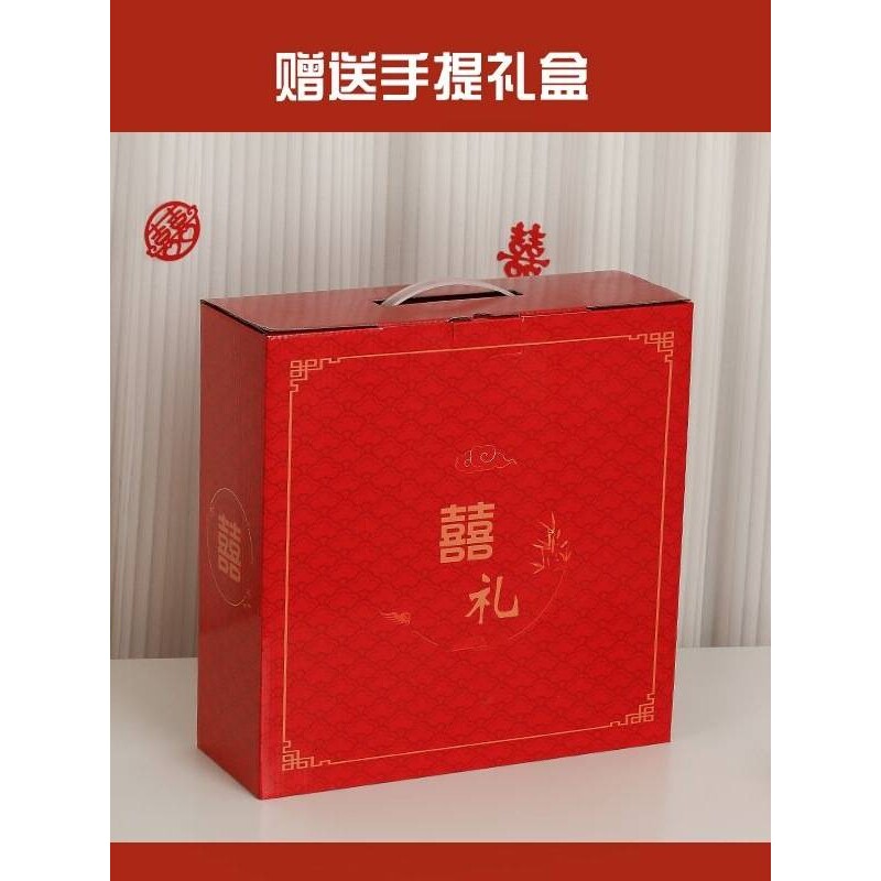 结婚台灯婚房卧室喜庆床头充电喜灯送新人新娘女方一对陪嫁长明灯