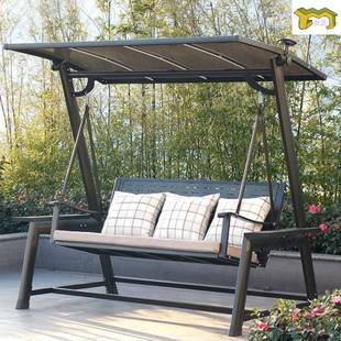 秋千户外Q 8020花园庭院太吊椅别墅阳台铁艺椅阳台露天秋休闲摇阳