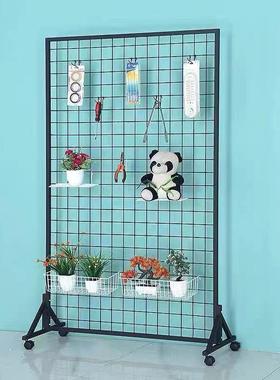 货架铁作网格网架铁丝网展幼儿园品示网格物置LRG架收纳铁艺网格