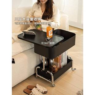 HXSJ2024推创意边简几可移动茶几现代约沙发边柜客厅小车置物架带