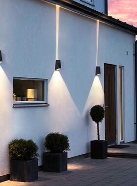 防水台l142ed壁灯庭院阳室柱子灯创意花外园户外楼可梯洗墙灯低压