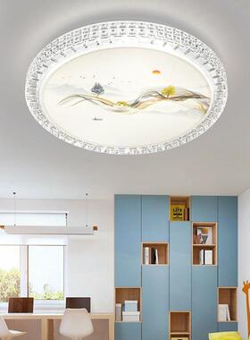 圆顶形吸台灯LD卧室760灯水晶客厅灯E书房灯阳灯5D山水画灯饰厂