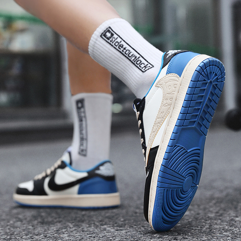 aj空军一号低帮黑白熊猫板鞋男女