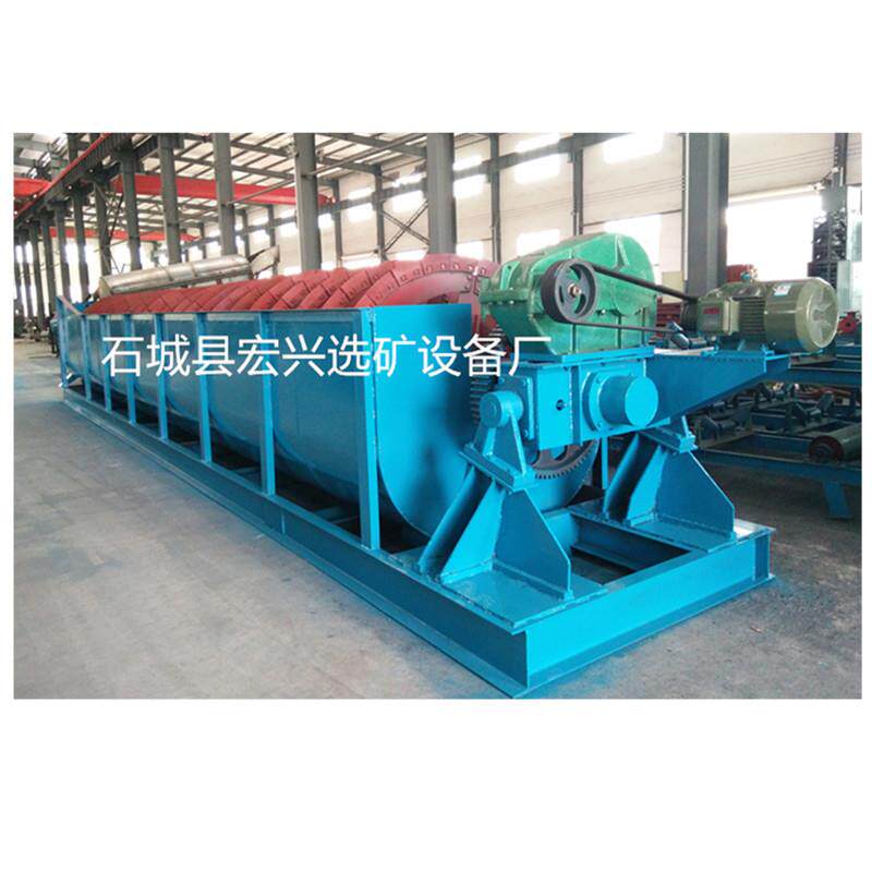 清洗沙山河沙机制砂洗石粉处理量大脱泥脱水大型螺旋洗砂机