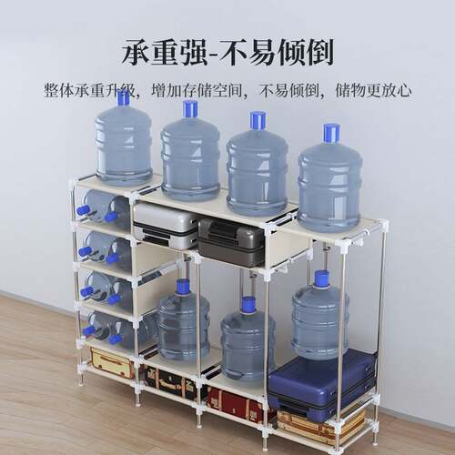 简易衣柜出租房用钢管结实耐用布艺带抽屉布衣柜家用卧室收纳凌之