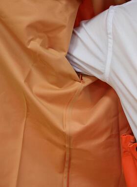 带19雨衣半殖身连体雨裤下加水裤耐油耐磨背养服水产服套装男厚