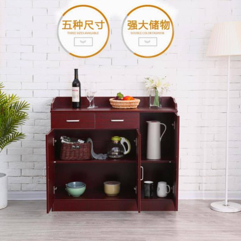 L7饭店茶水间包间储物柜备餐柜三门商用办公室组装茶柜双门柜子家