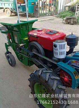 NCU垄米玉米收机玉摘穗掰棒子获机山地手扶前单置收玉米机