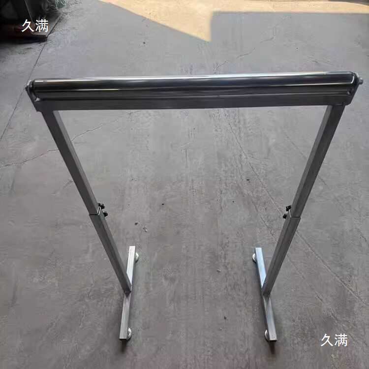托辊传输架滚筒架运送木板找平切割架子滑轮托辊打包输送带滚轮架