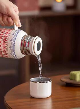 mini不传家316锈钢焖茶智壶老白茶陈皮焖82壶泡壶能温显万佛保温