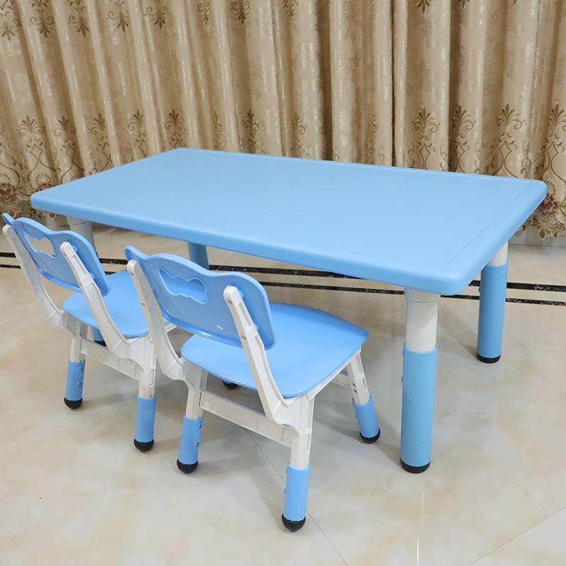 幼儿园桌椅童宝桌子套装宝无品牌/玩具桌家儿用塑料学书桌长方习