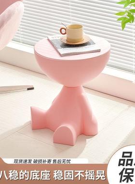 创意头柜床家用沙边几置物发阳架卧室台可移动迷你IVW桌子小户型