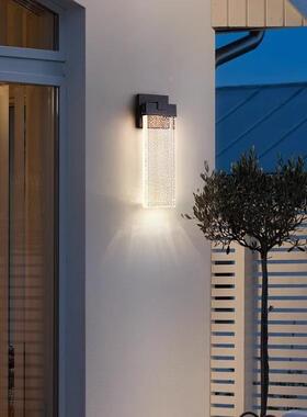 户HS1604-D外防水气泡水晶壁灯简约现露超庭院代灯阳亮台台别墅大