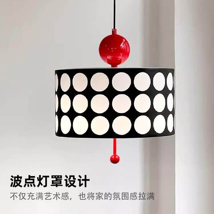 中古奶油风餐厅吊法136式复古vtina灯桌ge波点艺术格子饭厅吧台餐,家装灯饰光源,智能吊灯,淘宝优惠券,粉丝福利购,淘宝优惠卷