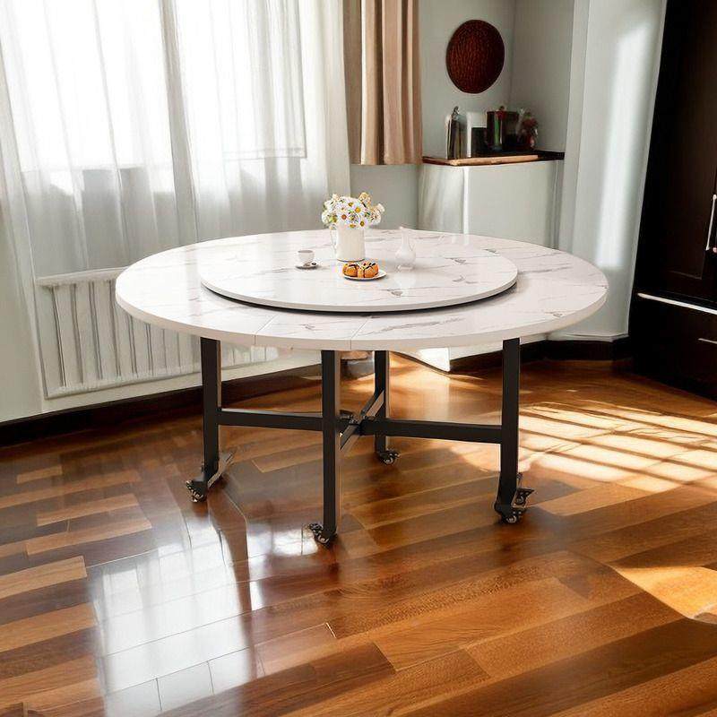 折用叠餐桌家用小户型吃饭桌简易出房摆摊租可折叠KZQ桌酒店大子