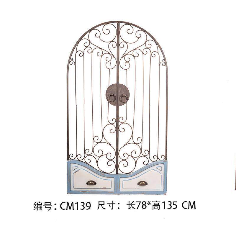 面假户窗布景道具黑板挂壁置物架墙窗框店面AJL言板庭园装饰品树