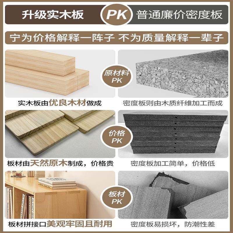实靠木儿童书架架落地客厅置储物柜玩具展示收纳柜墙组合矮gnf物