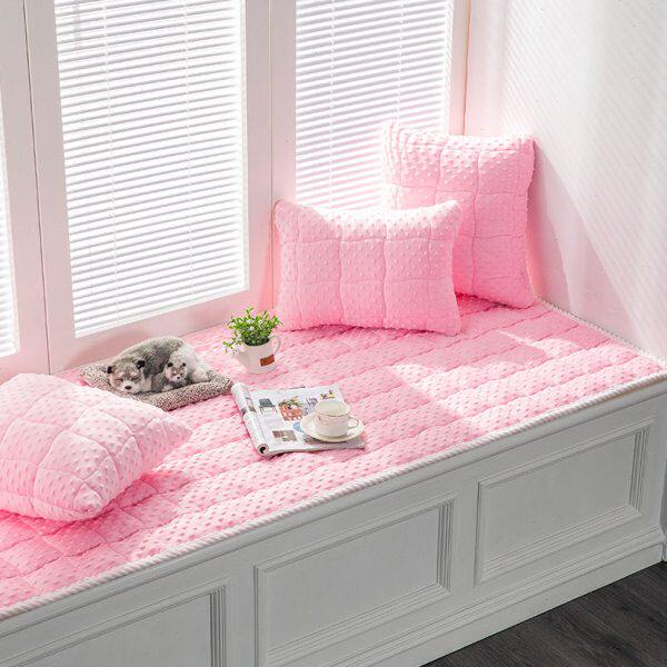 飘窗垫窗台垫防滑榻榻米欧式四季通用加厚阳台垫可定做可机洗坐垫