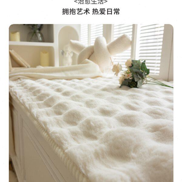 网红飘窗垫窗台垫加厚防滑毛绒阳台坐垫子卧室榻榻米装饰毯子定制