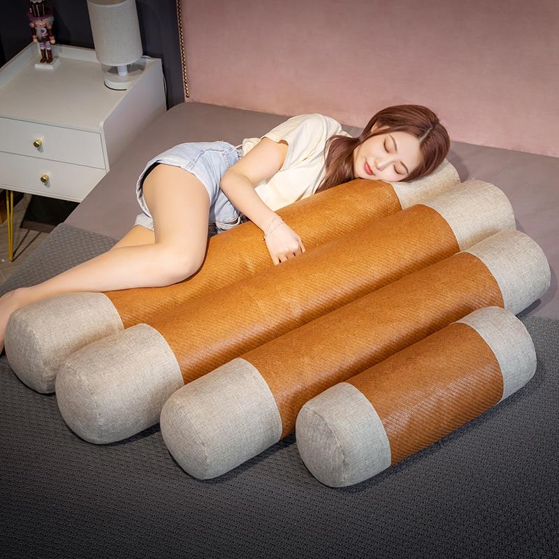 夏季抱枕男生款睡觉夹腿大号长条抱枕女生床上睡觉夹脚凉席靠枕垫